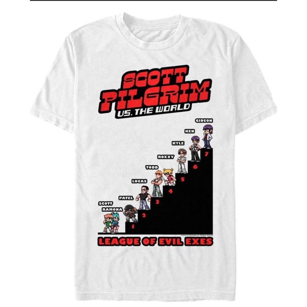 Scott pilgrim vs the world Large shirt - League of Evil Exes